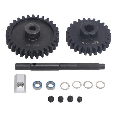 RC Transmission Gears Set 25T 30T 1.5M Harden Steel Metal Pinion Spur Gears for XRT 1 5 RC Car