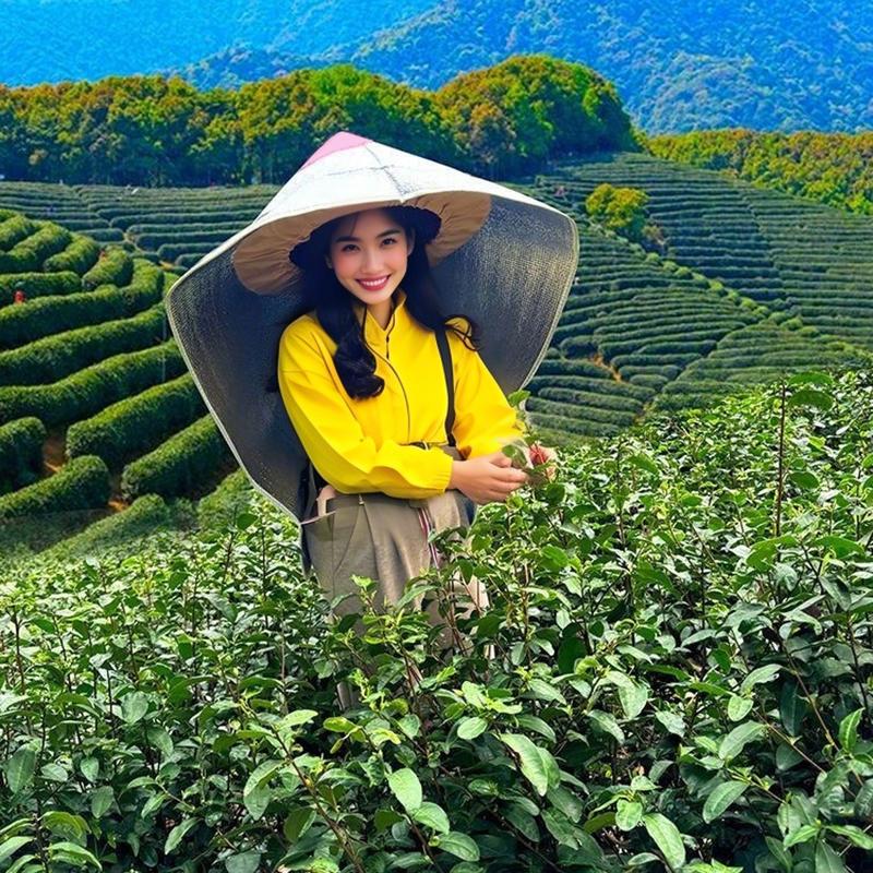 1Pcs Heat Insulation Work Spire Hat Shade Outdoors Sun Protection Layered Hats Rain Protection Tea Pickin