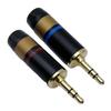 Speaker Banana Plug Adapter 3.5mm Wire Connector Gold Plated for Musical HiFi Audio Banana Connectors