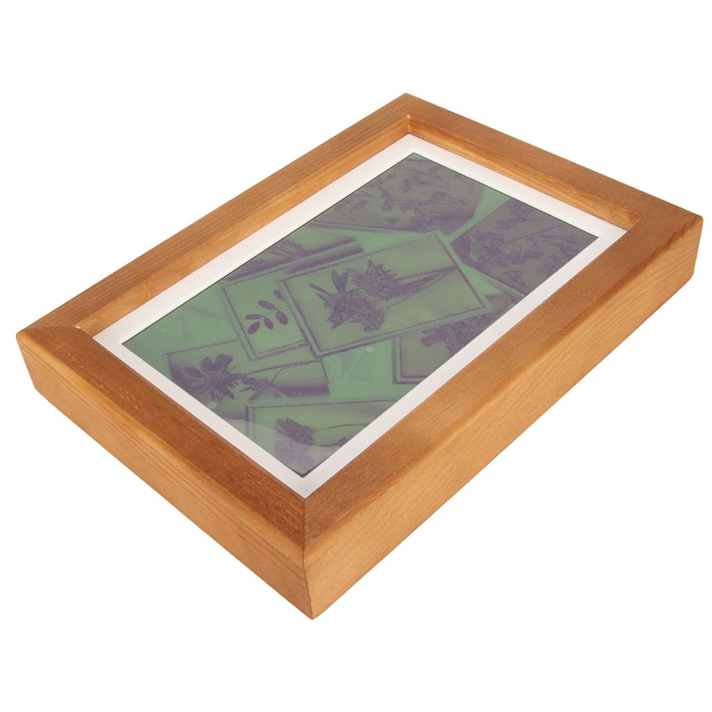 7.3 Inch Digital Photo Frame Support 7 Colors Display 800x480 E Paper Display with Wooden Photo Frame for Office