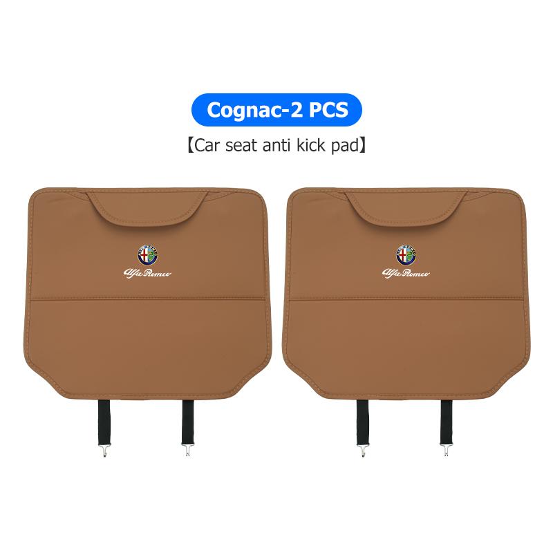 BQVLT1 Car Anti-dirty Pad Seat Back Protective Mat Anti Kick Pad Car Accessory For Alfa Romeo Giulietta 940 2010-2014 2015 2016 2017