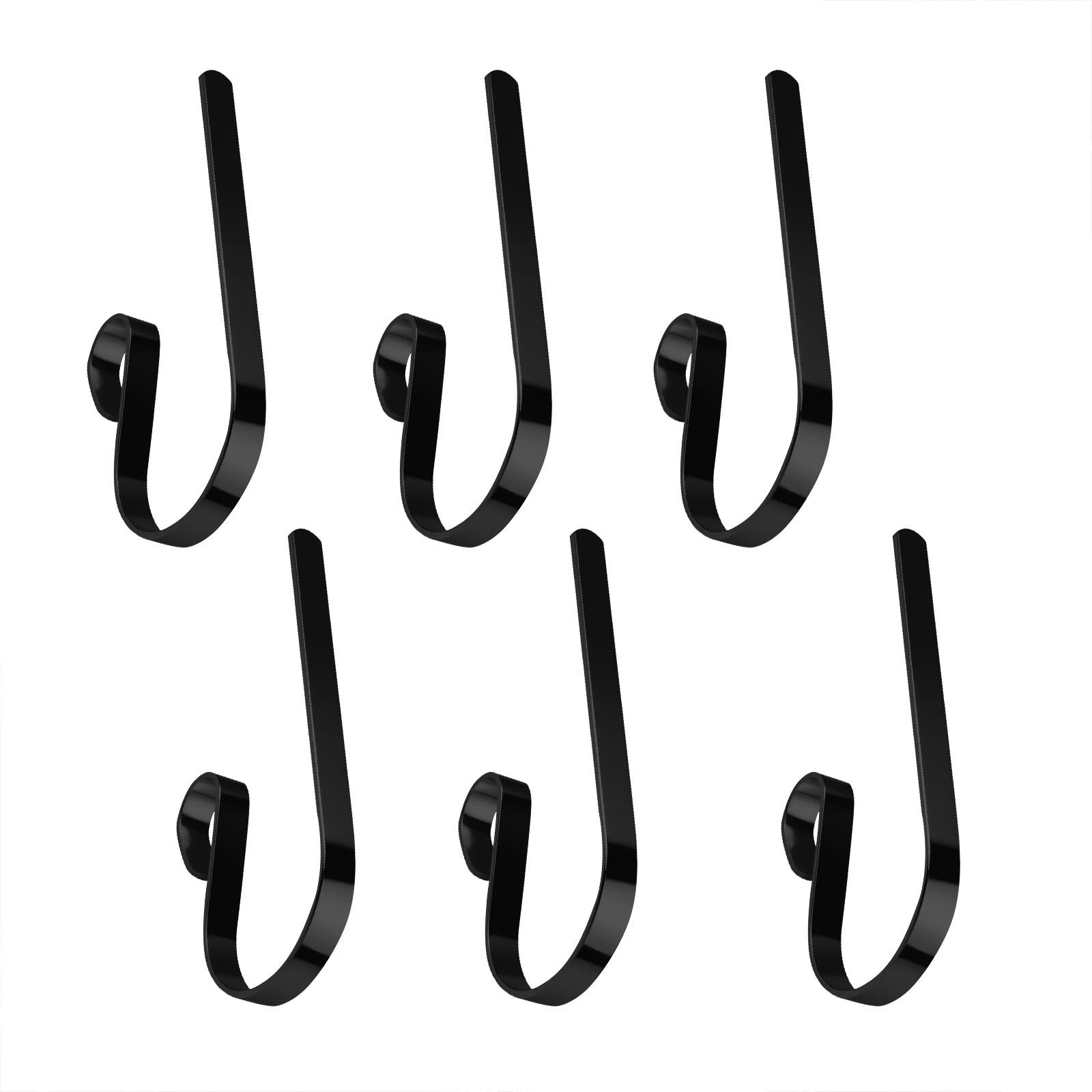 

6 Sock Stands, Multi-purpose Sock Stands, No Need For Drilling And Christmas Fireplace, Christmas Sock Hanger Hooks, Decorative Wreath Hooks One Size белый