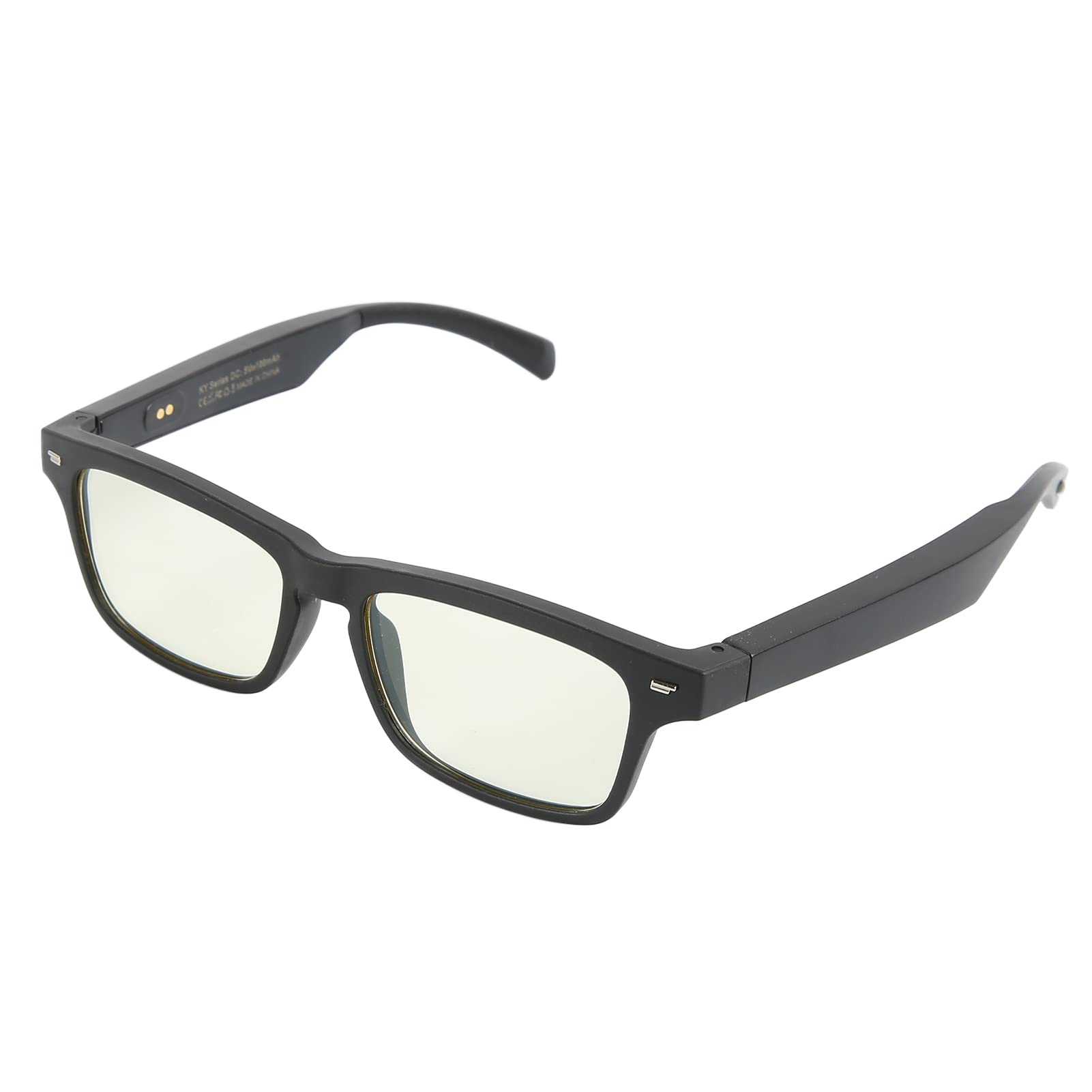 

Smart Bone Conduction Smart Audio Waterproof and Glare Filtering Blue Light Touch Noise Reduction Music Glasses for Sports Cycling [Cuifati] Glasses,
