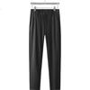 FIRS High Elasticity Milk Fiber Men's Pants Autumn Winter Thickened Business Casual Trousers Navy Blue 30
