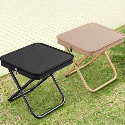 Portable Outdoor Picnic Camping Chair Zipper Packed Folding Stool Ultra Light Fishing Stool, Travel Stool Fishing Accessories