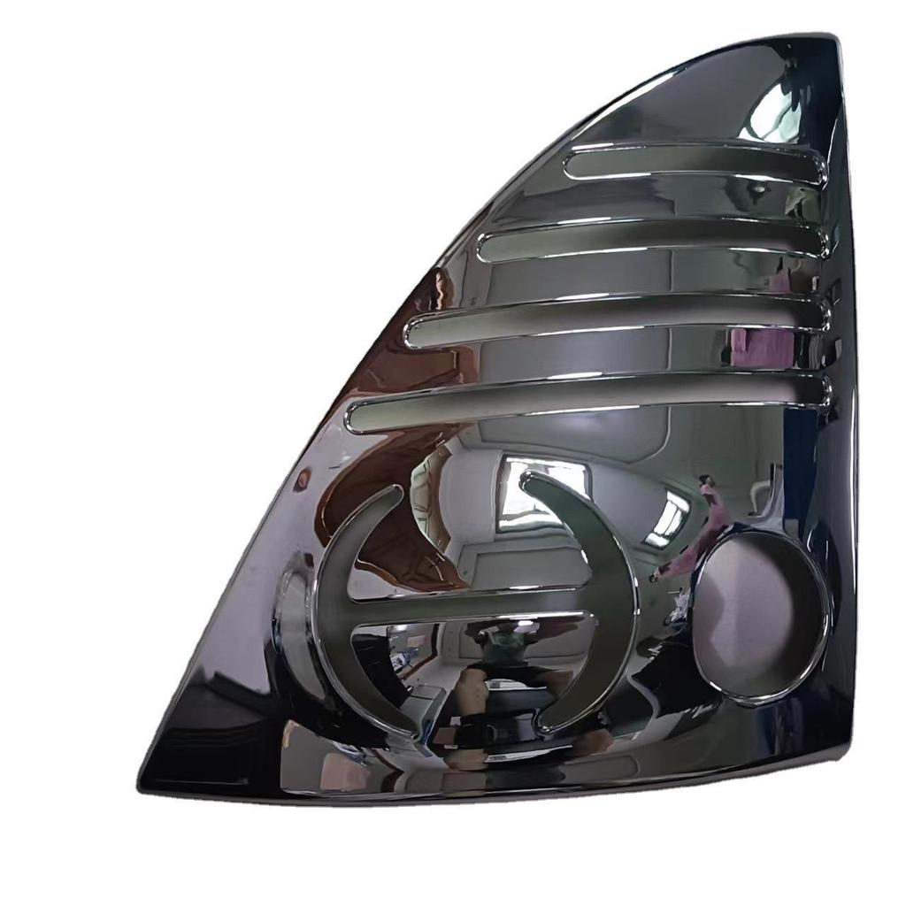 HINO500 Corner Light Eyebrow Frame with Turn Signal Sticker - Electroplated Car Accessory