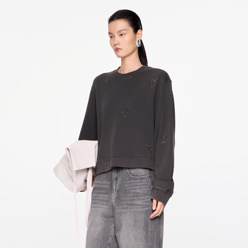 JNBY 2024 Autumn Loose Round Neck Sweatshirt L 19380₽