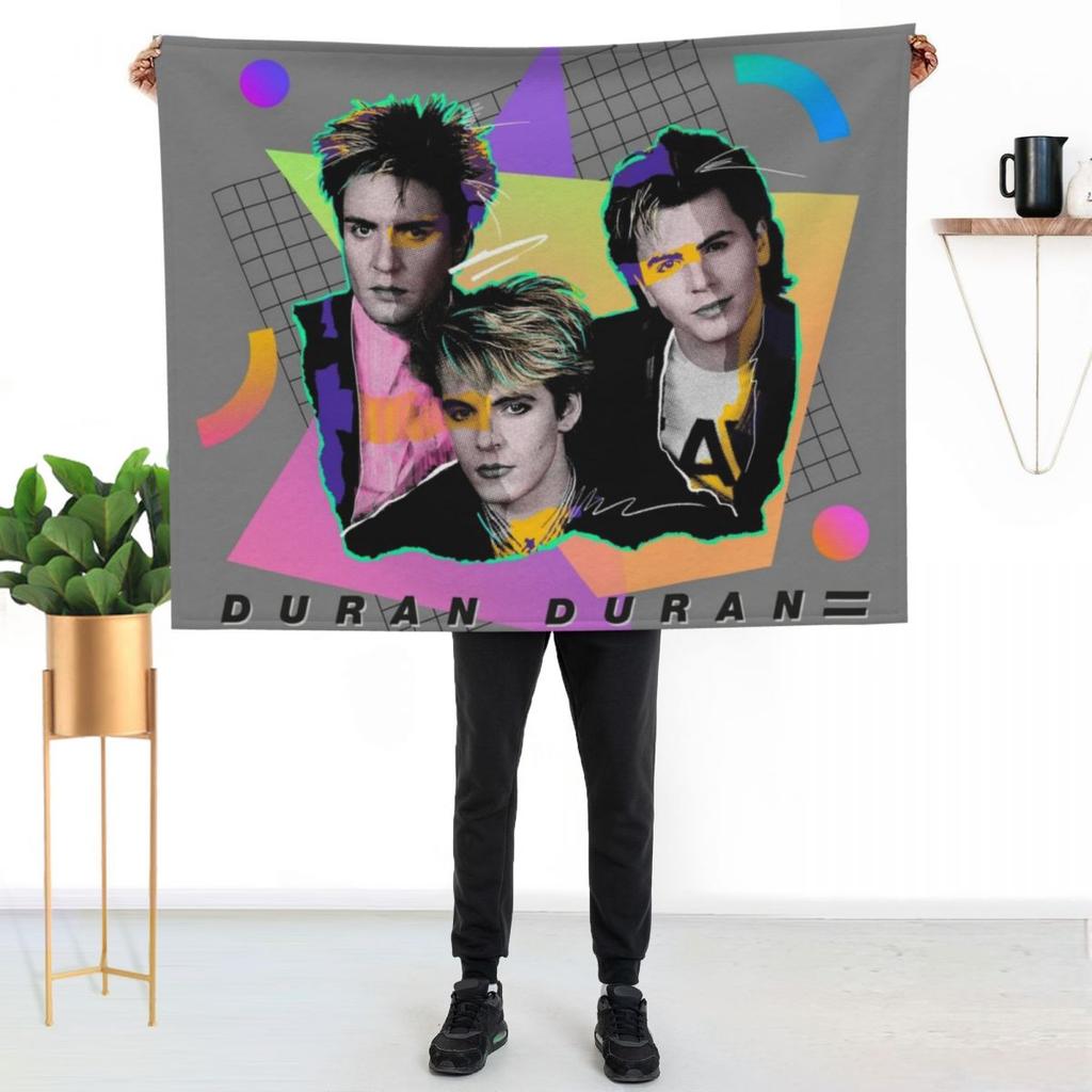 DURAN X2 80S STYLE COLORS Throw Blanket Long Lasting Soft Plush Blanket for Daily Use