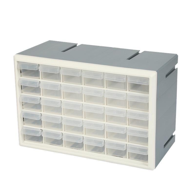 Combinable Drawer-Style Compartment Box for Screws, Parts, Building Blocks, and Electronics