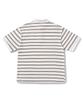MINIMALPROJECT Striped Collared Short Sleeve T-Shirt Mkt103 [White]
