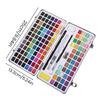 Watercolor Paint Set with Brush Portable Boxed Paints Set Pocket Artist Watercolor