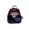 Cute Mini Checkered Cartoon Pattern Backpack For Girl