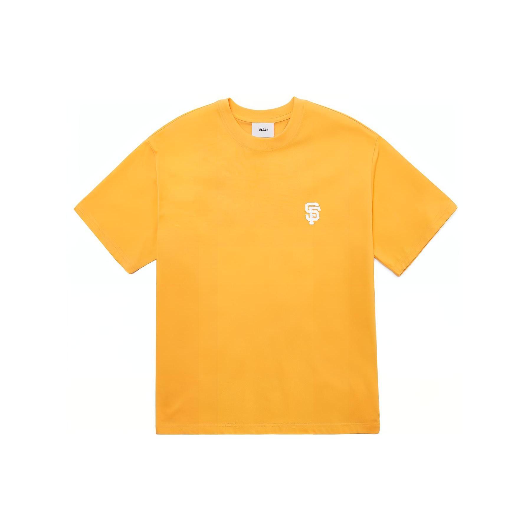 MLB T Shirts Unisex Orange Crew Neck Moderate Straight Fit 3ATS33023-14ORL M
