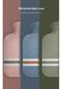 Transparent PVC Hot Water Bottle, Portable Stomach Warmer, Large Size, Plush Fabric, Cute Design, Ideal for Students.
