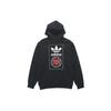 adidas Originals Alla hjärtans dag-serie Huvtröja Med Logotyp Tryckt På Ryggen Herr Toppar Svart GK7164