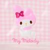 Sanrio My Melody Clear Transparent PVC and Zipper Suitable for Ages 3 and x x inches x 10 x 15 Product 732141 Pouch, Steel, Closure, Up, Approx. 8.7