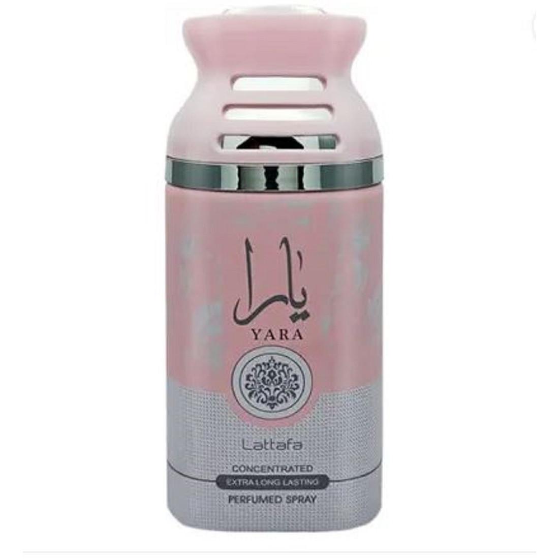 @Lattafa Yara Concentrated Extra Long Lasting Body Spray For Women 250ml# UKR540_60%OFF