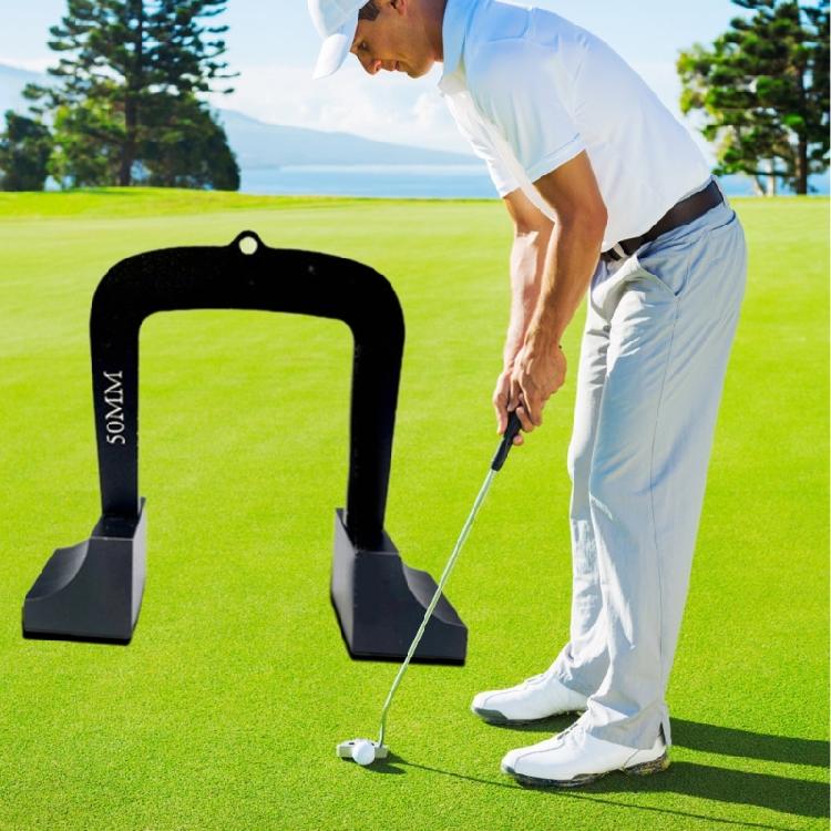 3Pcs Practice Putting Gates Golf Training Tool Differently Sized Golf Putting Gates with Base Indoor Putter Gate Trainer