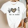 Fashion Womens Pumpkin Spice Coffee Thanksgiving Halloween Casual Crew Neck Short Sleeve Tshirt Women  T Shirt