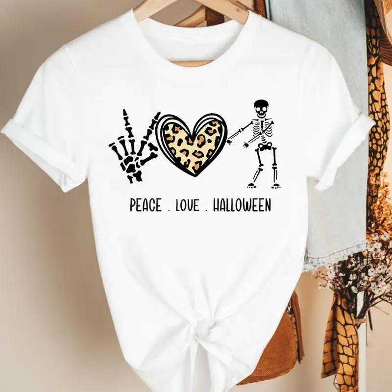 Fashion Womens Pumpkin Spice Coffee Thanksgiving Halloween Casual Crew Neck Short Sleeve Tshirt Women T Shirt