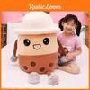Milk Pearl Tea Plush Toy Cartoon Stuffed Doll Bedroom Decoration Kids Gifts