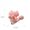Adorable Cat Silicone Suction Cup Toothbrush Holder Wall Mounted Easy Clean Waterproof Bathroom Storage Accessory