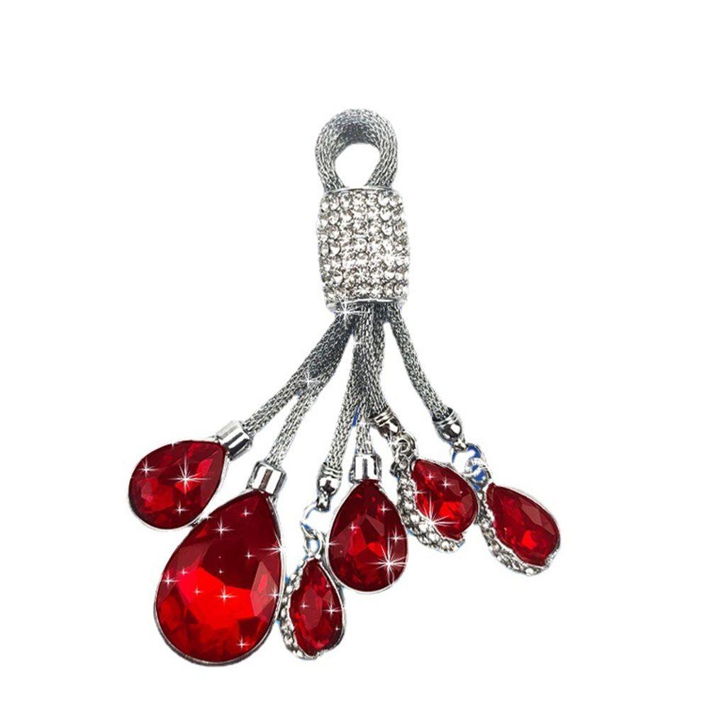 Buy Holder Packaging Decoration Crystal Key Pendant Water Drop Keychain ...