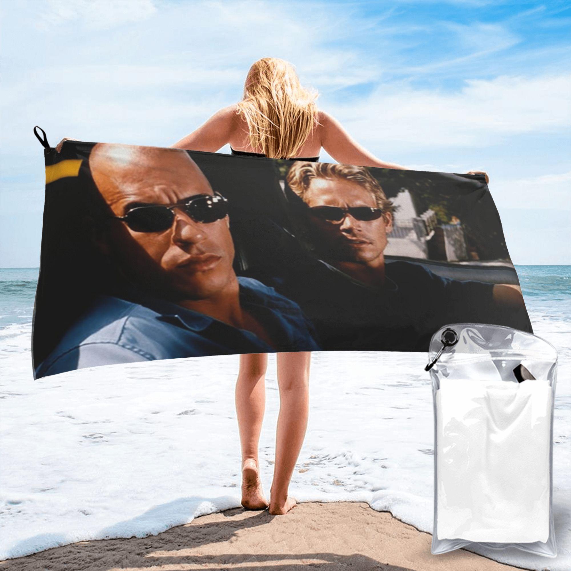 The Fast And The Furious Klassisches Strandtuch Weiche Mikrofaser Schnelltrocknend Saugfähig Schnelle Handtücher Für Bergsteigen 80x160 cm