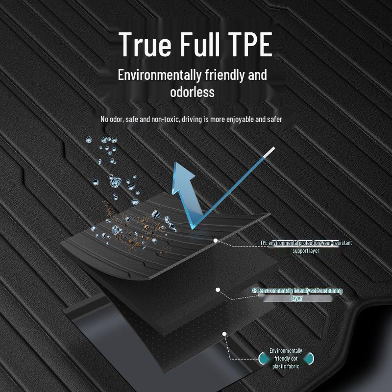 2025 Tesla Model Y/3 One-Piece Trunk Mat & Rear Seat Pad