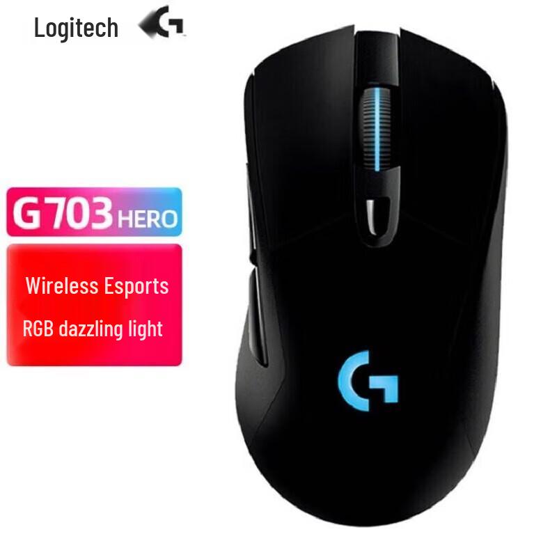 

Logitech G703 LIGHTSPEED Wireless Gaming Mouse with HERO Sensor