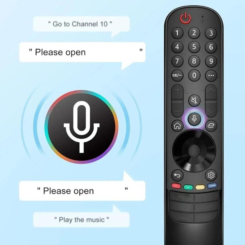 MR24GA Voice Remote Controller Extended Ergonomic Button Remote Control Replacement for AKB76045002 HDTV Accessories