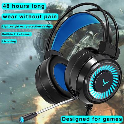 3.5mm Gaming Headset W/ Light Headphone Stereo Surround for PC/Laptop