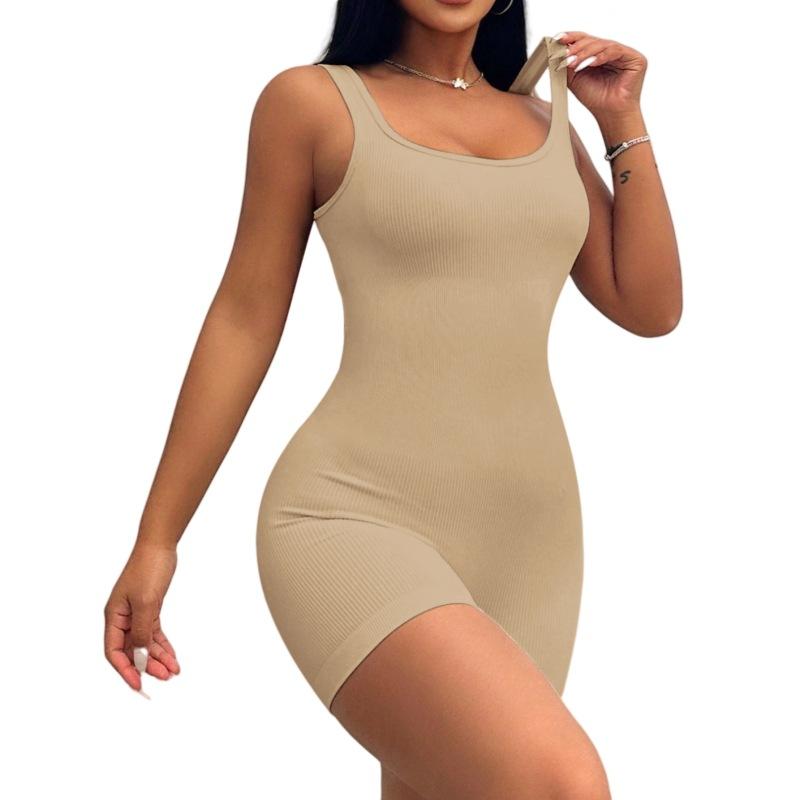 Outdoor Fitness Sports Inner Base Yoga Clothing Vest Style Jumpsuit Yoga Butt Lifting Pants for Women Hot Selling Body Shaping