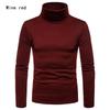 Autumn Winter Mens Turtleneck Sweaters Casual Thermal Long Sleeve Slim Fit Pullovers Stretch Basic Tops Sweatshirt Jumper TShirt
