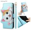 For OPPO A1 AX1 A3 A11 A11N A11X A32 A40 A52 A60 A72 A72N A80 A92 A93 Pro 4G 5G Case Flip Leather Zipper Coin Purse Wallet Cover Multi Card Slots