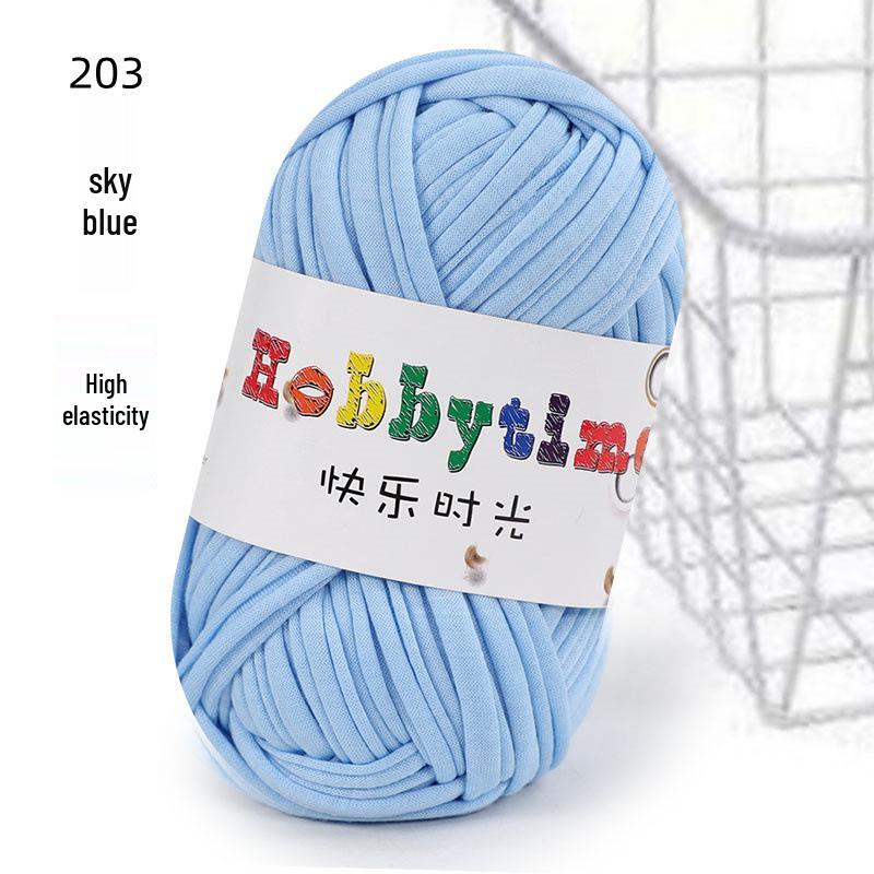 Cloth Strip Yarn DIY Crochet Kit: Handmade Bag, Knitting Material for Cushions, Carpets, and Dolls