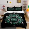 Mandala Design Art Set Soft Comfortable Duvet Cover Bedding Set Included 1*Duvet Cover & 2*Pillowcases, Gift