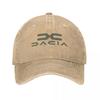 NEW Fashion Dacia Logo Unisex Style Baseball Caps Distressed Washed Caps Hat Outdoor Activities Unstructured Soft Snapback Cap