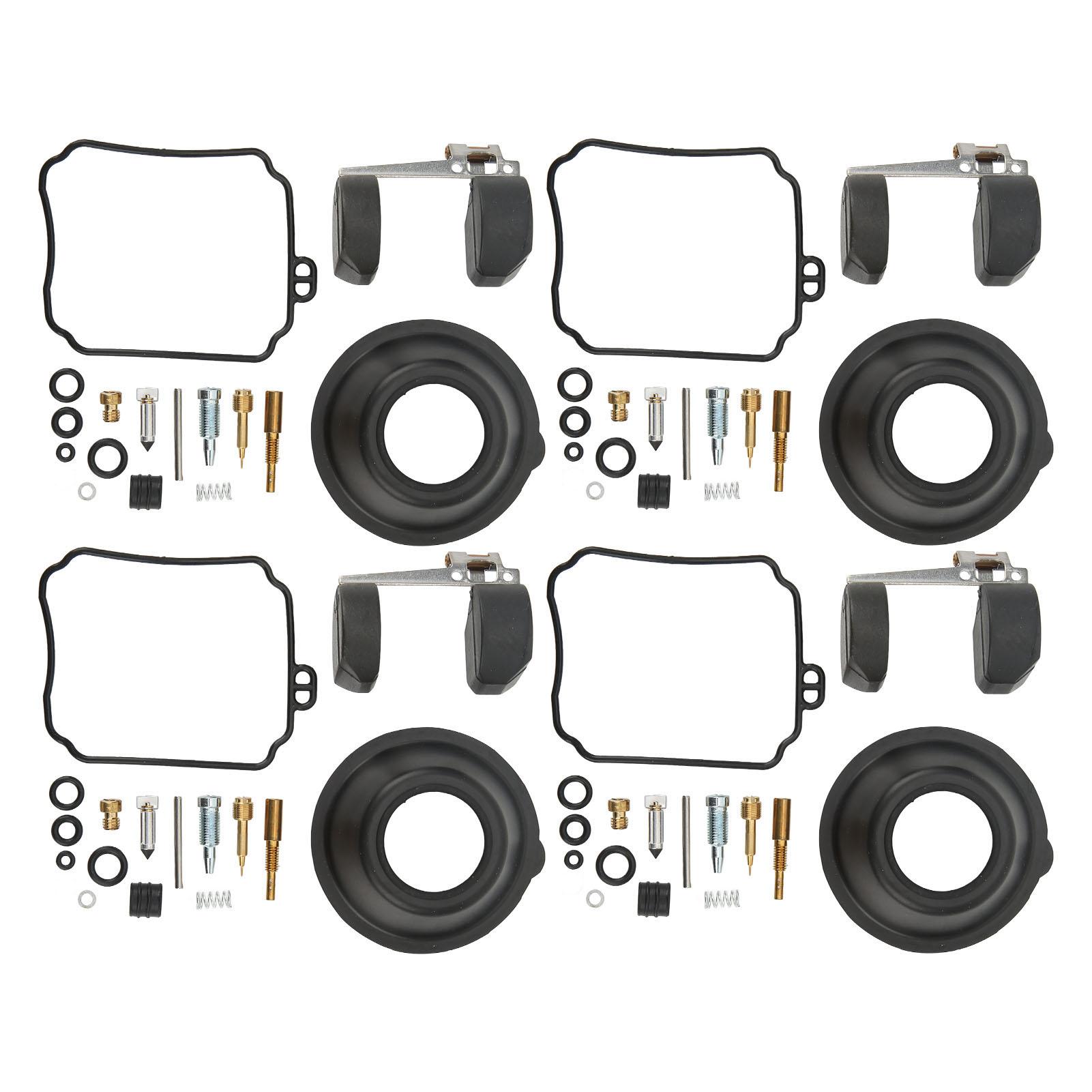 

4 Pcs Carburetor Repair Kit Metal Rubber Carb Rebuild Overhaul Set for XJ600 Seca II 1992‑1998