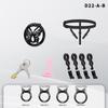 Inverted Male Chastity Cages Pink Chastity Cage Lock Set Negative Sissy Cock Cages SM Bondage Fetish Sex Toys for Mens