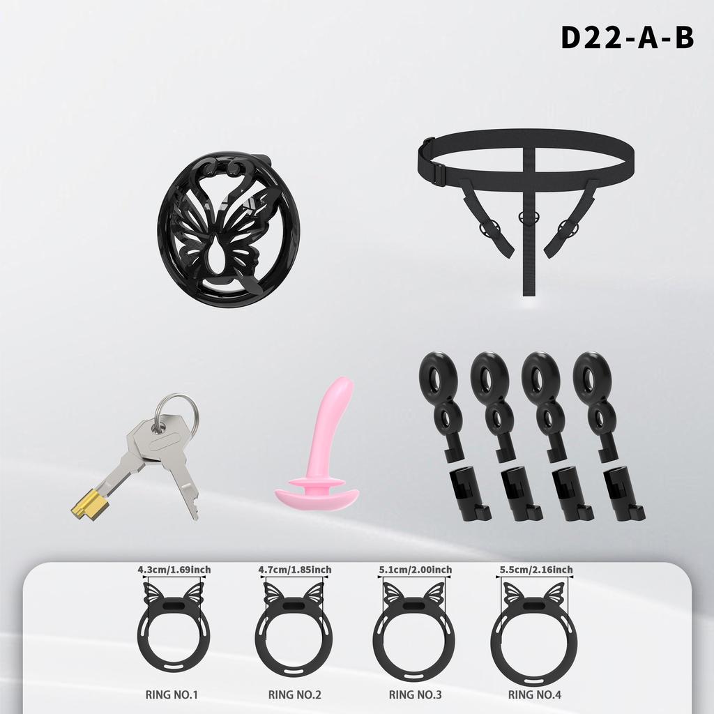 Inverted Male Chastity Cages Pink Chastity Cage Lock Set Negative Sissy Cock Cages SM Bondage Fetish Sex Toys for Mens