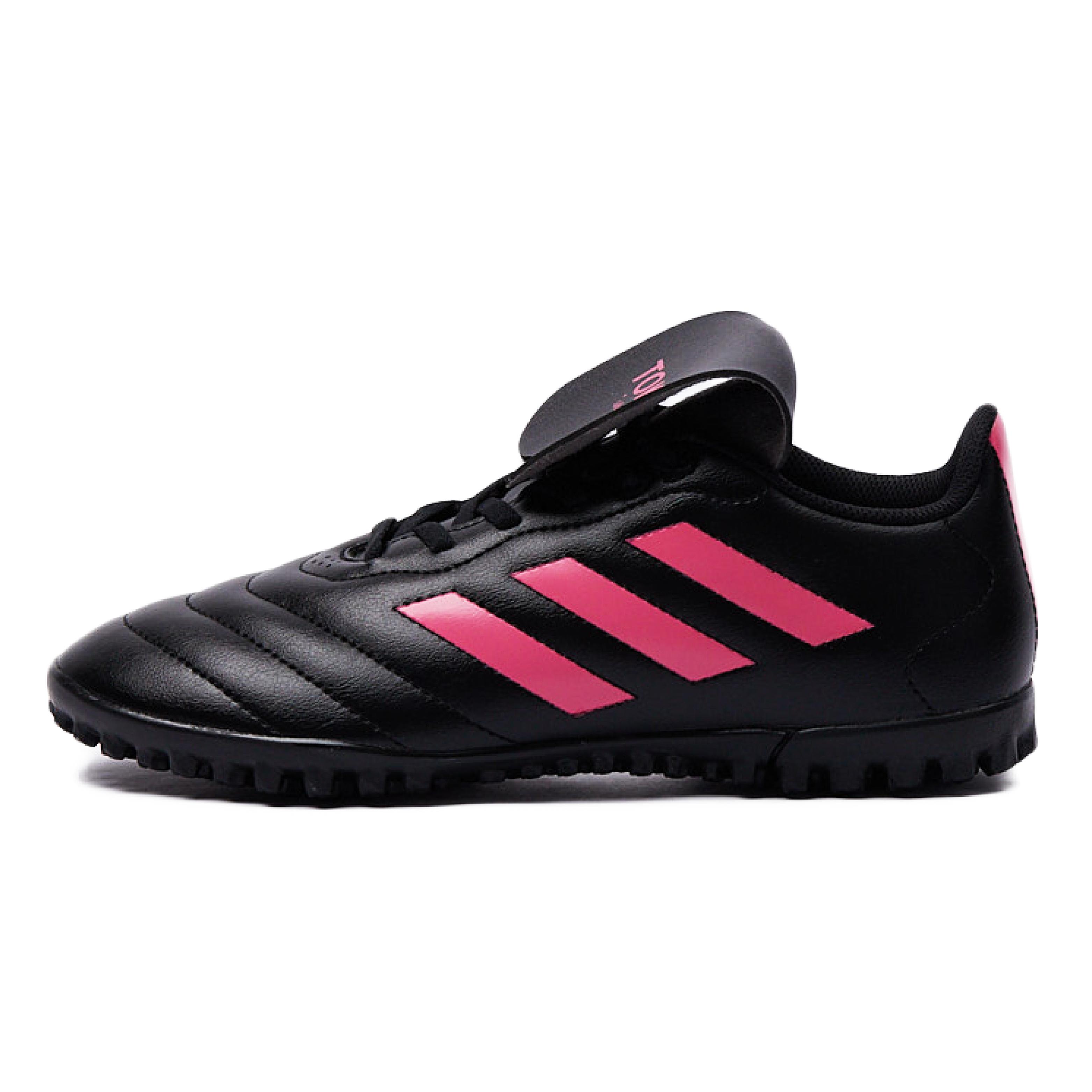 Adidas GOLETTO 8 TF Turf Abrasion Resistant Soccer Shoes Unisex Black Pink HP3063(Team15-) 41⅓