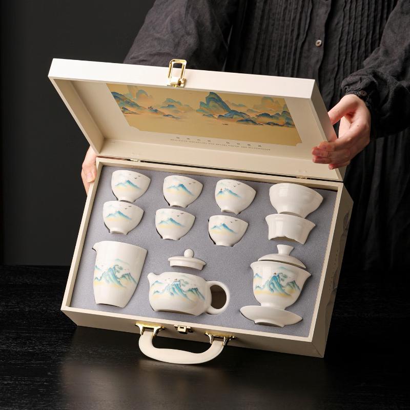 Qianli Jiangshan Xishi Teapot Set