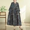 DIMANAF New 2026 Women Plus Size Summer Maxi Long Dress Cotton Hooded Loose Oversize Casual Lady Vintage Print Beach Sundress