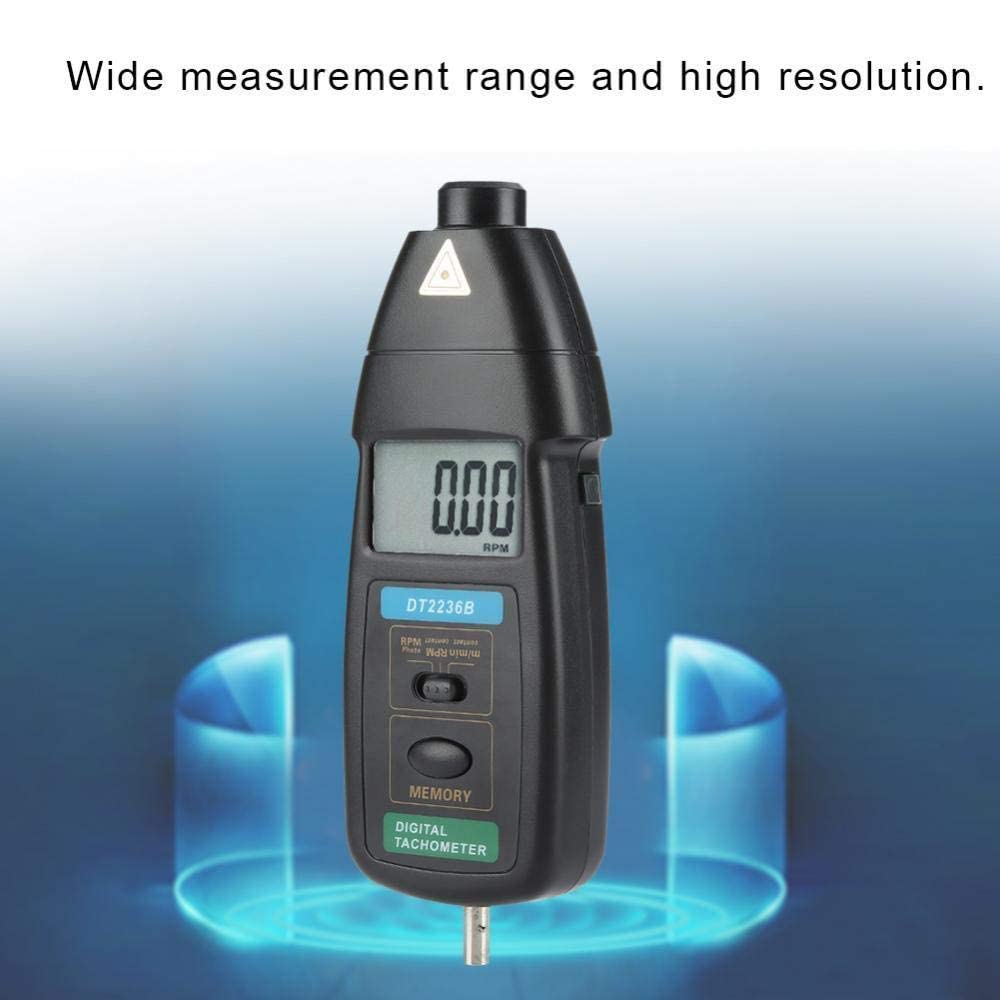 Messen Sie die Drehzahl von allem, was sich dreht, mit dem Kontaktlosen Laser-Digital-Tachometer! & Berührungslos