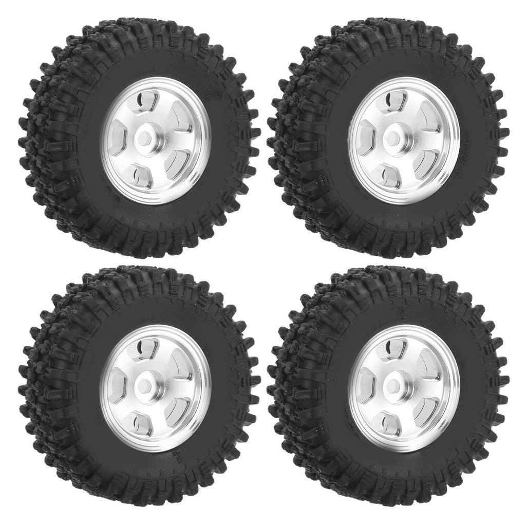 4pcs 1Celsius24 RC Climbing Tires 5 Claw Rock Climbing Tires for  Al SCX24  00002 for SCX24  00001 for SCX24  90081