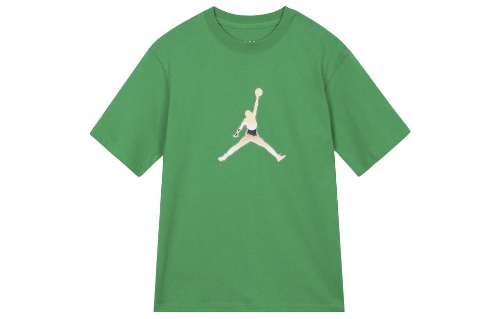Women's T-Shirt Jordan Drop Shoulder Sleeve T Shirt Women's Green