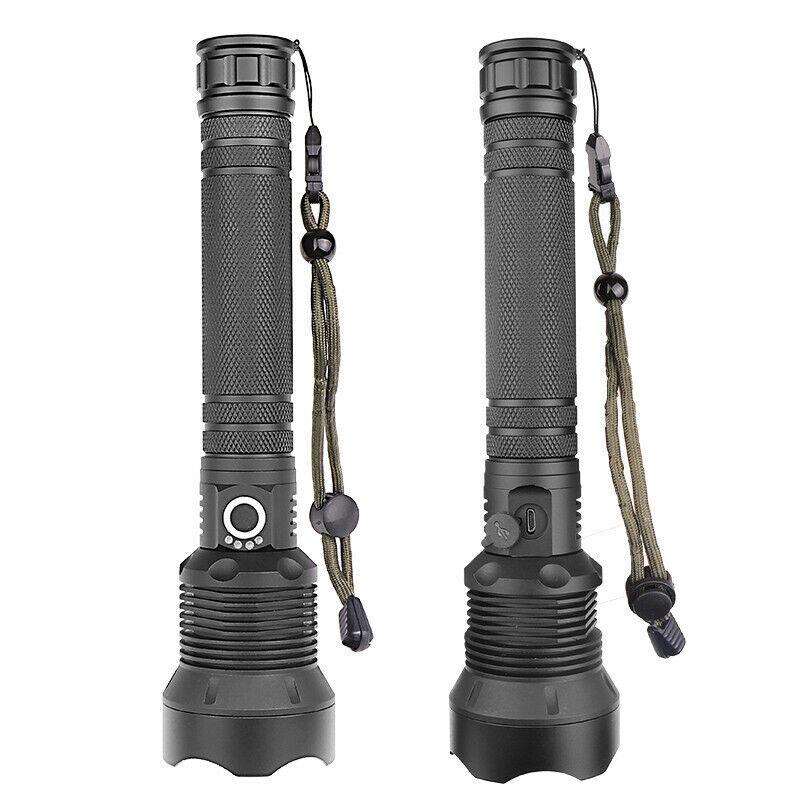 High Power 120000Lumens XHP90.2 Zoom Flashlight LED Rechargeable Torch Headlamp High Power 120000Lumens XHP90.2 Zoom Flashlight LED Rechargeable Torch Headlamp