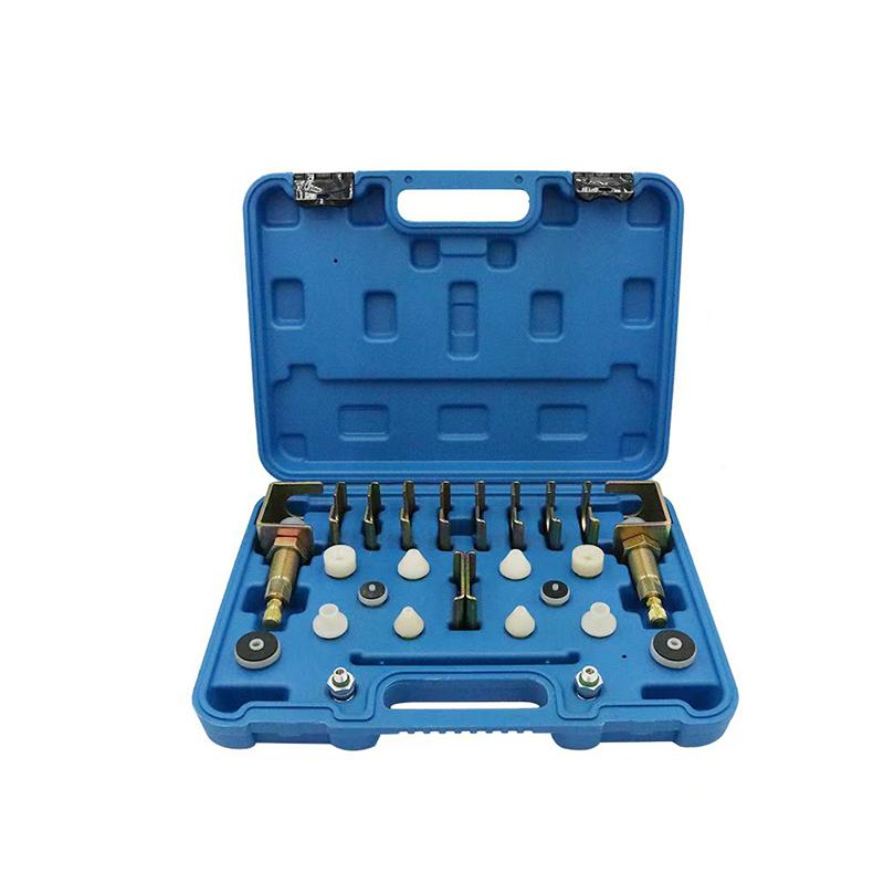 Universal A/C Leak Testing Detector Tool / Flush Fitting Adapter Kit Fit for 98% Vehicles for A/C System Repair Tool