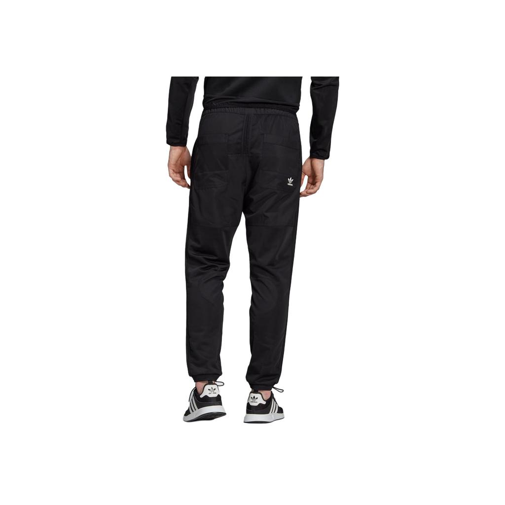 Adidas Originals PT3 Casual Lace-Up Comfortable Solid Color Sports Long Pants Men Bottoms Black ED5790